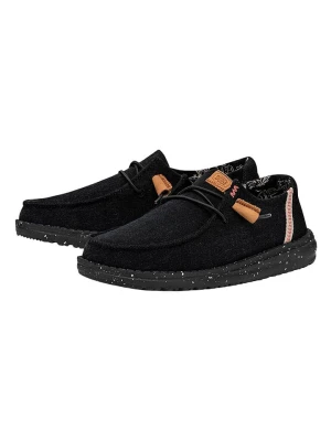Hey Dude Slippersy "Wendy Washed" w kolorze czarnym rozmiar: 38