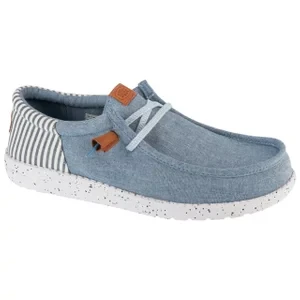 Hey Dude Wally Funk Nu Prep 43126-4XA, Męskie, Niebieskie, buty sneakers, tkanina, rozmiar: 41
