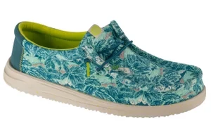 Hey Dude Wally H2O Tropical 40702-4OR, Męskie, Niebieskie, buty sneakers, tkanina, rozmiar: 41