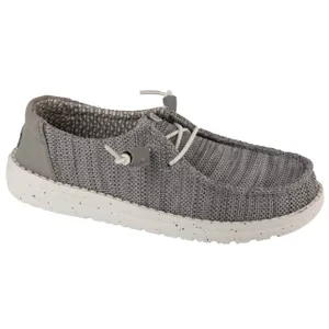 Hey Dude Wendy Stretch Sox 41878-007, Damskie, Szare, buty sneakers, tkanina, rozmiar: 37