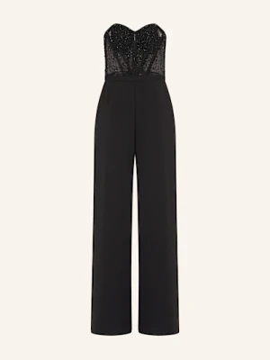 Hey Kyla Kombinezon Z Odkrytymi Ramionami I Ozdobnymi Kamykami schwarz
