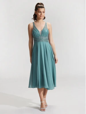 Hey Kyla Sukienka koktajlowa 5AG012HK Niebieski Regular Fit