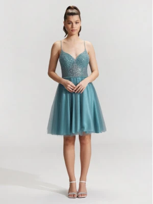 Hey Kyla Sukienka koktajlowa 5AG014HK Niebieski Regular Fit