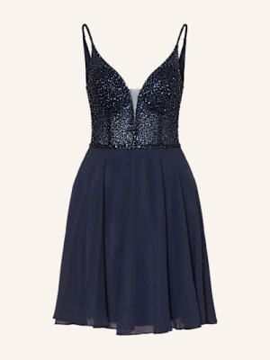 Hey Kyla Sukienka Koktajlowa Z Ozdobnymi Koralikami blau