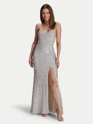 Hey Kyla Sukienka wieczorowa 5AG070HK Srebrny Slim Fit