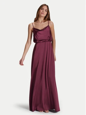 Hey Kyla Sukienka wieczorowa 5AI074HK Bordowy Regular Fit