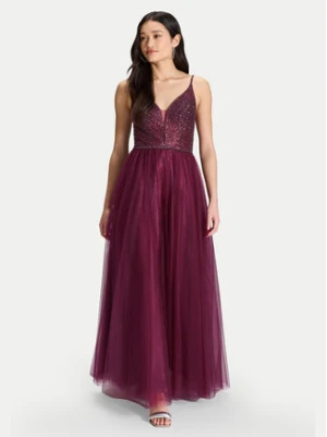 Hey Kyla Sukienka wieczorowa 5AJ127HK Bordowy Regular Fit