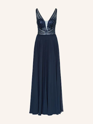 Hey Kyla Sukienka Wieczorowa Z Cekinami I Ozdobnymi Kamykami blau