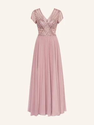 Hey Kyla Sukienka Wieczorowa Z Ozdobnymi Kamykami I Cekinami rosa