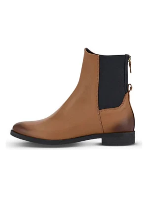 Hey Marly Skórzane sztyblety w kolorze jasnobrązowym rozmiar: 40