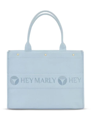 Hey Marly Torebka "Signature" w kolorze błękitnym - 41 x 33 x 16 cm rozmiar: onesize
