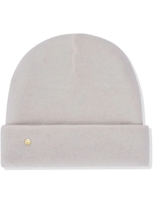 Hey Marly Wełniana czapka beanie "Classic" w kolorze beżowym rozmiar: onesize