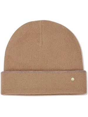 Hey Marly Wełniana czapka beanie "Classic" w kolorze jasnobrązowym rozmiar: onesize
