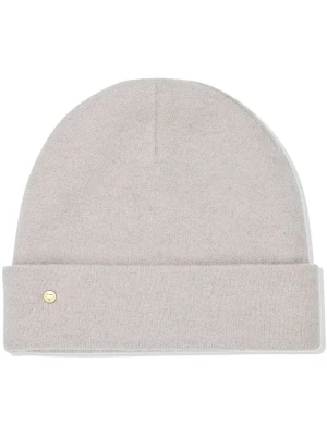 Hey Marly Wełniana czapka beanie "Classic" w kolorze kremowym rozmiar: onesize