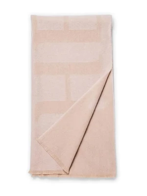 Hey Marly Wełniany szal "Signature" w kolorze jasnoróżowym - 200 x 55 cm rozmiar: onesize