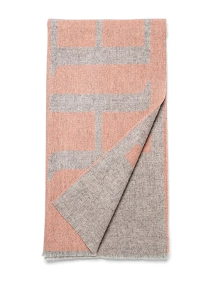 Hey Marly Wełniany szal "Signature" w kolorze pomarańczowym - 200 x 55 cm rozmiar: onesize