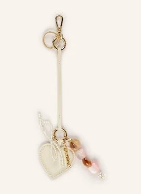 Hey Marly Zawieszka Do Torby Heart & Pearls beige