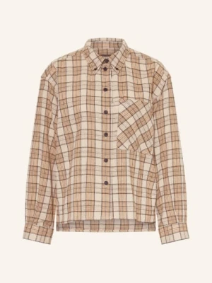 Heyanno Bluzka Mmhmirror Z Flaneli braun