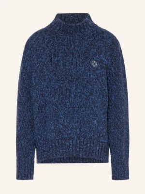 Heyanno Sweter Mmhgrace Z Mieszanki Materiałów blau