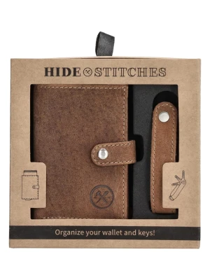 HIDE & STITCHES 2-częściowy zestaw w kolorze brązowym rozmiar: onesize