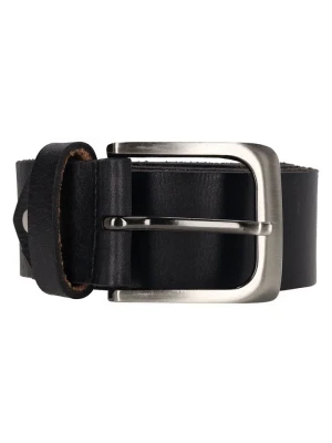 HIDE & STITCHES Skórzany pasek "Frisco" w kolorze czarnym rozmiar: 140