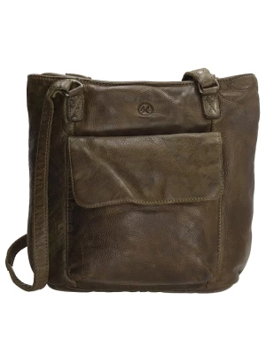 HIDE & STITCHES Skórzany plecak w kolorze brązowym - 26,5 x 23 x 10 cm rozmiar: onesize