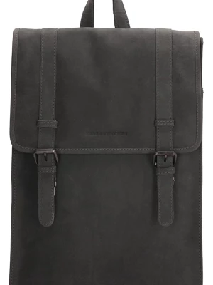 HIDE & STITCHES Skórzany plecak w kolorze czarnym - 29 x 40 x 8 cm rozmiar: onesize