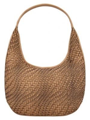 HIDE & STITCHES Skórzany shopper bag w kolorze jasnobrązowym - 40 x 24 x 10 cm rozmiar: onesize