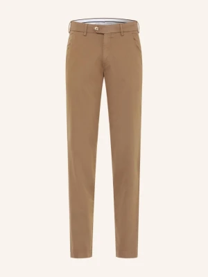 Hiltl Chinosy O Kroju Extra Slim Fit braun KHAKI