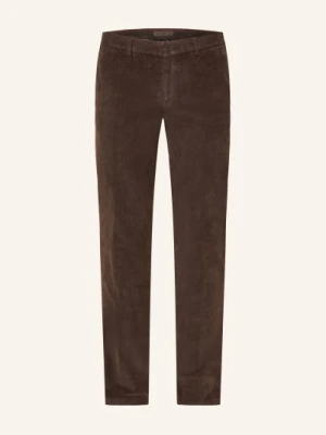 Hiltl Chinosy Ze Sztruksu Slim Fit braun