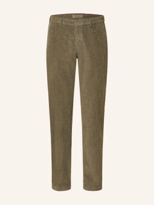 Hiltl Chinosy Ze Sztruksu Slim Fit gruen