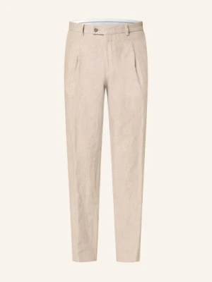 Hiltl Lniane Spodnie Chino Primo O Regularnym Kroju beige