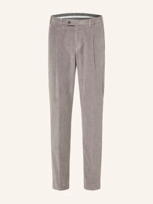 Hiltl Spodnie Z Sztruksu Primo O Kroju Regular Fit grau SZARY