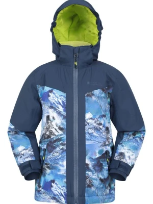 Himalayan dziecięca wodoodporna kurtka narciarska - Navy Mountain Warehouse