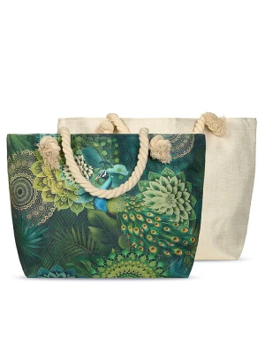 Hip Torba plażowa "Agatha" w kolorze zielono-miętowym - 60 x 43 cm rozmiar: onesize