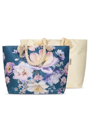 Hip Torba plażowa "Mirery" w kolorze morsko-jasnoróżowym - 60 x 43 cm rozmiar: onesize