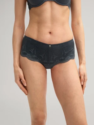 Hipsterki Beautiful z koronki w kolorze antracytowym Joop