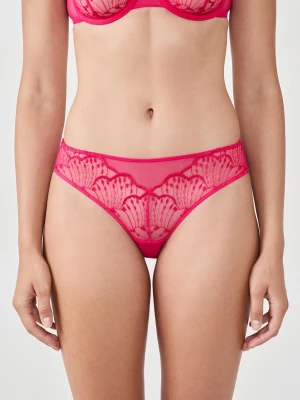 Hipstery z haftem kwiatowym Etam