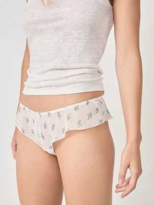 Hipstery z zadrukowanego tiulu Etam