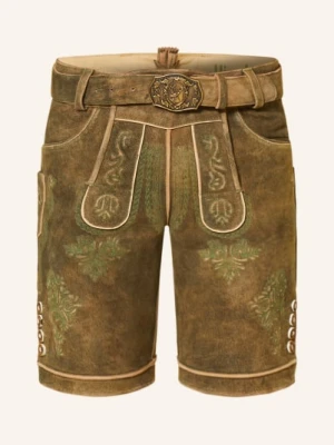 Hirscher Spodnie Skórzane W Stylu Ludowym Bad Ischl braun