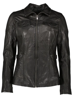 HIS Skórzana kurtka w kolorze czarnym rozmiar: 36