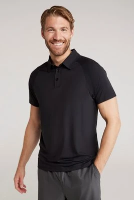 Hit męska lekkie koszulka Polo IsoCool - Black Mountain Warehouse