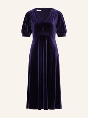 Hobbs Aksamitna Sukienka Dormer blau