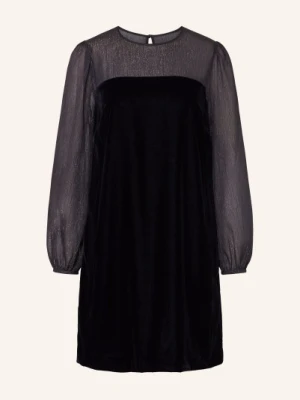 Hobbs Aksamitna Sukienka Zariah Z Mieszanki Materiałów blau