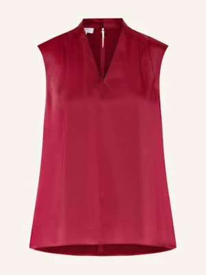 Hobbs Bluzka Bez Rękawów Nina Z Satyny rot