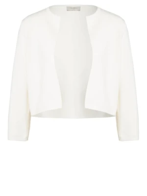 Hobbs Dzianinowe Bolerko Ella Z Rękawami 3/4 weiss