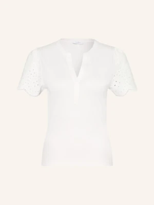 Hobbs Koszulka Daphne Z Ażurową Koronką weiss