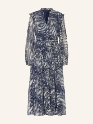 Hobbs Sukienka Miriam Z Falbanami blau