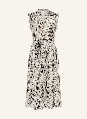 Hobbs Sukienka Nina Z Wolantami beige
