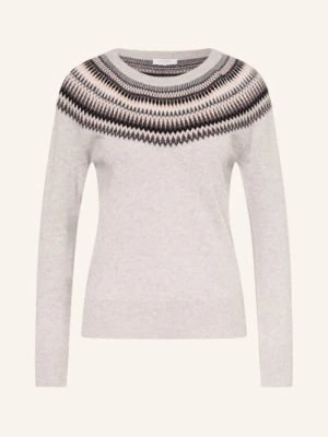 Hobbs Sweter Greta Z Wełną Merynosową I Błyszczącą Przędzą grau